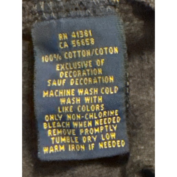 Polo Ralph‎ Lauren Womens Long Sleeve V Neck T Shirt Gray Pony Logo Size Large - Picture 5 of 5